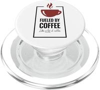 Alimentato dal caffè. Come un sacco di caffè. Design divertente del caffè. PopSockets PopGrip per MagSafe
