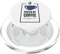 Alimentato dal caffè. Come un sacco di caffè. Design divertente del caffè. PopSockets PopGrip per MagSafe