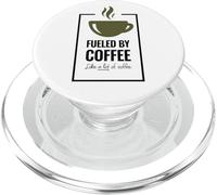 Alimentato dal caffè. Come un sacco di caffè. Design divertente del caffè. PopSockets PopGrip per MagSafe