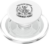 Alimentato Dal Caffè Rabbia Femminista Empowerment Della PopSockets PopGrip per MagSafe