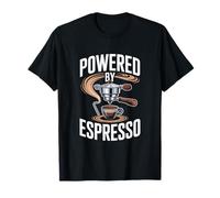 Alimentato dal Design della Macchina da caffè Espresso Maglietta