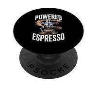 Alimentato dal design della macchina da caffè espresso PopSockets PopGrip Adesivo