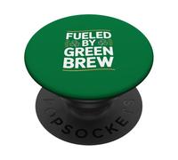 Alimentato dalla birra irlandese Green Brew St Patricks Day PopSockets PopGrip Adesivo