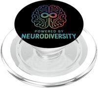 Alimentato dalla consapevolezza dell'ADHD sull'autismo cerebrale della neurodiversità PopSockets PopGrip per MagSafe