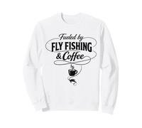 Alimentato dalla Pesca a Mosca e caffè per la Festa del papà Felpa
