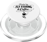 Alimentato dalla pesca a mosca e caffè per la festa del papà PopSockets PopGrip per MagSafe