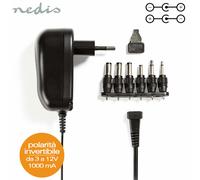 Alimentatore stabilizzato switching 3 - 12 V DC trasformatore 1 Ampere