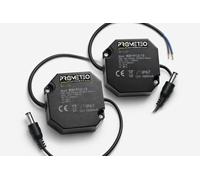 Alimentatore 12V 1A 12W IP67 Trasformatore AC/DC Waterproof per Impianti Videosorveglianza, LED e CCTV, Incasso 503, Soluzione Professionale per Installatori Multipack Set 4 pz