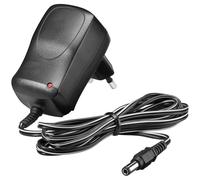 Techly Alimentatore AC/DC 12V 600mA Plug 5,5 x 2,1 mm Nero