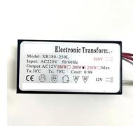 Alimentatore 12V Trasformatore elettronico 120W 160W Adattatore da 220V a for lampada al quarzo alogena in cristallo Convertitore 230V a(200W,500 PIECES-220V)