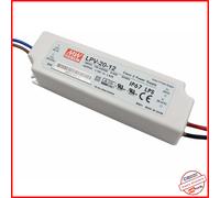 Alimentatore 12v Trasformatore Mean Well Impermeabile IP67 LPS lpv-20-12 led 220