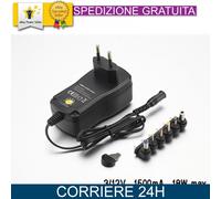 Alimentatore Switching Multitensione 3-12V 1500mA 18W max