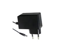 Alimentatore 24 VDC 1000 mA, corrente stabilizzata, compatto, ideale per dispositivi elettrici a bassa potenza.