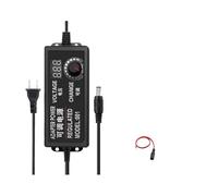 Alimentatore 3-12V5A Adj PSU con display + DC femmina