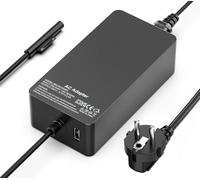 Alimentatore 44W Microsoft Surface Laptop 15V 2,58A Adattatore per Microsoft Surface 7/6/5/Pro, Go 3/2, Microsoft Surface Laptop /3/2, Book, Alimentatore Caricabatterie con porta USB