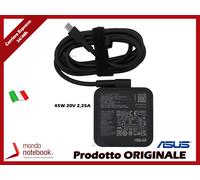 ASUS 0A001-00695300 adattatore e invertitore Interno 45 W Nero (ADAPTER 45W PD3.0 3P[TYPE C] - Warranty: 3M) NEW