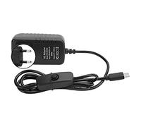 Alimentatore 4B, per Adattatore USB Type C Type C da 5 V 3 A con Interruttore UK On OFF 100240 V (Spina europea)
