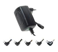 ALIMENTATORE 5V 2A 10W 5 CONNETTORI INTERCAMBIABILI 5.5x2.1 5.2x2.5 3.5x1.35 4.0x1.7 2.5x0.7 mm per HUB USB e TABLET