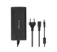 Alimentatore 78W 12V 6.5A Plug&Play con Jack 2.1 Nero Cavo da 2.4m IP44