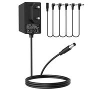Alimentatore 9V per Pedali Chitarra, Adattatore AC/DC 1A con Cavo Daisy Chain a 5 Vie, Centro Negativo, Compatibile con Boss, Behringer, DigiTech, Jim Dunlop, Tastiere Casio e Altri Pedali Effetto