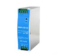 Alimentatore a guida DIN da 12V DC Alimentatore CC di commutazione 120W 10A per apparecchiature industriali NDR-120-12 Alimentazione elettrica di commutazione verde blu (NDR-120-12V)