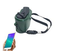 Alimentatore a manovella, per esterni, power bank portatile, da campeggio, caricatore a manovella, caricatore per esterni, power bank da trekking, power bank da viaggio, caricatore portatile, porta