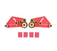 Alimentatore a rulli con cuscinetto Ruota guida dell'alimentatore a pressione in lega di alluminio con blocchi di scorrimento per seghe tavolo per la lavorazione del legno Seghe