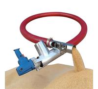 Alimentatore a vuoto per cereali, Trasportatore a coclea elettrico per impieghi gravosi per trasferimento di materiale in cemento, sabbia e polvere, Macchina di aspirazione portatile 2m