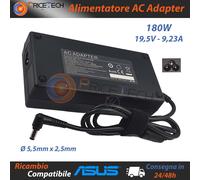 Alimentatore AC Adapter Compatibile per ASUS 180W 19,5V 9,32A (5,5mm x 2,5mm)