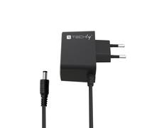 Techly 369595 Alimentatore AC/DC 5V 1A Plug 5.5x2.1 mm Slim Nero Nero