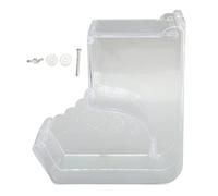 Alimentatore alimentare del criceto acrilico trasparente automatico Bird Guinea Guinea Guinea Piatta