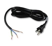 Alimentatore Alimentazione Cavo,Nema 5-15P A Senza Terminali,125V AC 13A 3M Nero