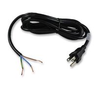 Alimentatore Alimentazione Cavo,Nema 5-15P A Senza Terminali,125V AC 13A 3M Nero