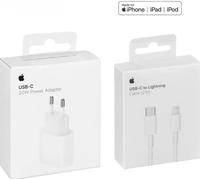 Alimentatore Apple da 20 W con porta USB-C + cavo da USB-C a Lightning da 2 m
