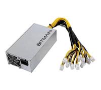 Alimentatore APW7 da 1800 W per mining, compatibile con Bitmain Antminer S9/L3+/A6/A7/R4/S7/E9 con connettore PCI-E 6 pin C 10X.