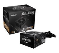 Fonte di alimentazione ASROCK CL-650B, PSU,650W, 80 Plus Bronze,120MM,Active PFC,PCI-E (6+2 Pin) x4, SATA (5 Pin) x4