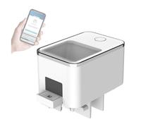 Alimentatore automatico for pesci Acquario Alimentatore for pesci rossi 100ML Alimentatore for pesci con tempistica intelligente di grande capacità APP Controllo remoto Funzionamento semplice adatto a