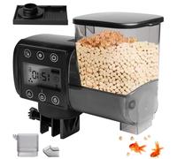 Alimentatore automatico per acquario, 250 ml, distributore automatico di mangimi per acquario, alimentazione a batteria, mangiatoia per pesci con mangime, mangime per pesci per vacanze, tartarughe e