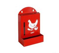 Alimentatore automatico per polli a gravità metallica, per distributore di mangime per pollame e contenitore per galline, animali da fattoria all'aperto per