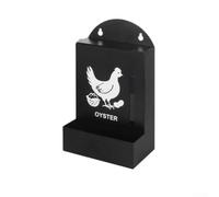 Alimentatore automatico per polli a gravità metallica, per distributore di mangime per pollame e contenitore per galline, animali da fattoria all'aperto per