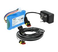 Alimentatore, batteria 2600mAh, cavo per McCulloch ROB S500 ( 2020) S600 (2020)