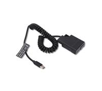 Alimentatore Batteria Finta DC D5600 D5500 D5300, Alimentatore 9V DC, Caricabatterie 9V 2A, Porta Tipo C, Circuito Decodifica Avanzato, Alimentazione Esterna, Plastica Robusta