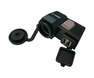 Alimentatore Bike It 12V X2 USB E X1 Presa Accendisigari