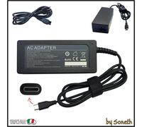 ALIMENTATORE CARICA BATTERIE PER NOTEBOOK TABLET 20V 65W ADLX65YCC3D 02DL128