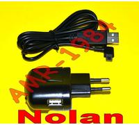 Alimentatore CARICABATTERIA NOLAN N-COM presa USB + USB MICRO SPCOM00000023 + 24