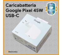 ALIMENTATORE CARICABATTERIA ORIGINALE GOOGLE PIXEL 45W USB-C | GA05732-EU GPVR9