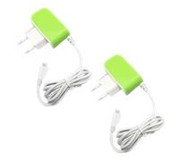 Alimentatore Caricatore AC/TYPE-C FAST CHARGE 5V 2A 10W 100cm Bianco/frame verde