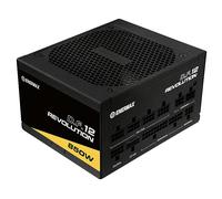 ENERMAX Revolution D.F. 12 ATX3.1 PCI-e 5.1 850W 80Plus Gold ultra-compatto (completamente modulare, 50% semi-fanless, 12V-2x6); ETV850G, nero