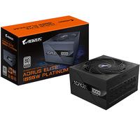 GIGABYTE AORUS ELITE P1000W ICE Alimentatore - PCIe 5.0, 80 PLUS Platinum, Design completamente modulare, Ventola da 120 mm, Compatibile con ATX 3.0, Spina EU