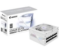 GIGABYTE AORUS ELITE P1000W ICE Alimentatore - PCIe 5.0 80 PLUS Platinum Design completamente modulare Ventola da 120 mm Compatibile con ATX 3.0 Spina EU